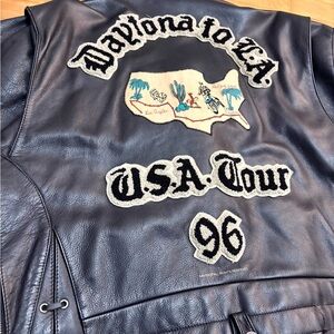 Avirex Daytona to LA Tour '96 Leather Jacket